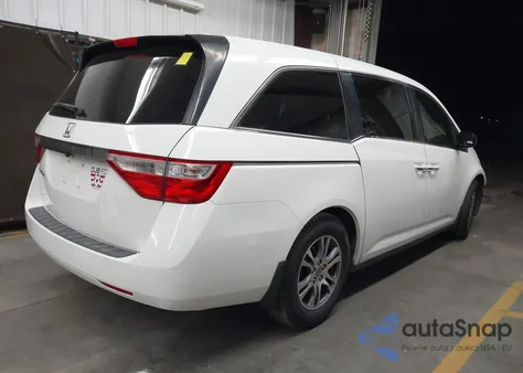 2012 Honda Odyssey Ex-L z USA, uszkodzony, nr VIN 5FNRL5H61CB053851